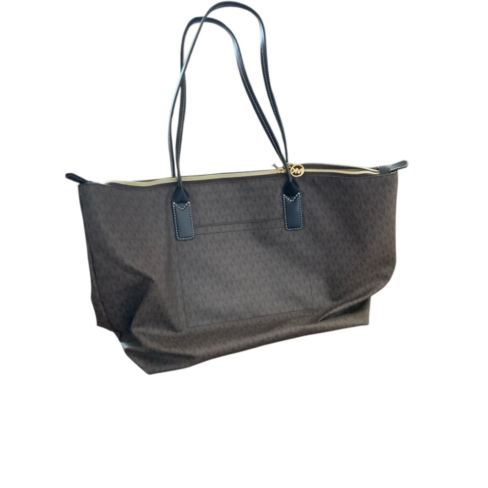 Michael Kors Brown and Black Tote Bag. Large - Picture 4 of 6
